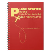 Carnet Définition de projecteur de plan Graphique amusant (Devant)