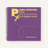 Carnet Définition de projecteur de plan Graphique amusant (Devant)