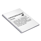 Carnet Définition d'ornithologue - Vogelkunde (Observatio (Côté Droit)