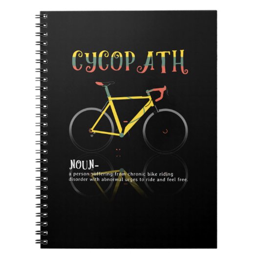 Carnet Définition Drôle Vélo Addict Cadeau pour (Devant)