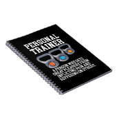 Carnet Définition du formateur personnel (Côté Droit)