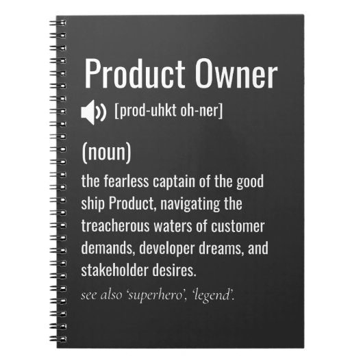 Carnet Définition du propriétaire du produit (Devant)