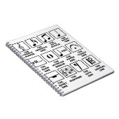 Carnet Définition du symbole de notes musicales (Côté Droit)