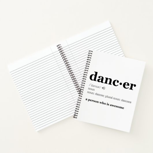 Carnet Définition d'un danseur (Intérieur)