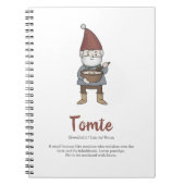 Carnet Définition suédoise Tomte Gnome (Devant)