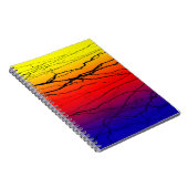 Carnet Dégradé Abstrait (Côté Droit)