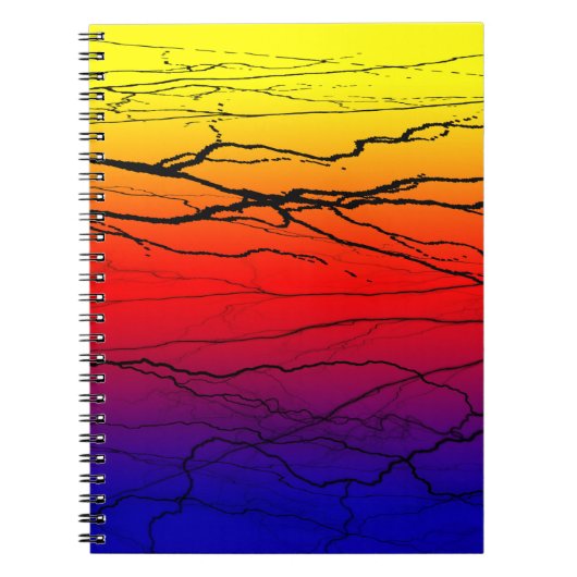 Carnet Dégradé Abstrait (Devant)