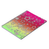 Carnet Dégradé de Noël parties scintillant brillant confe (Côté gauche)