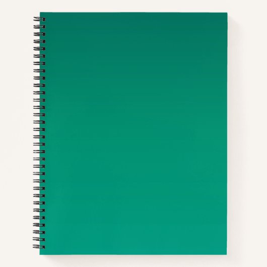 Carnet Dégradé de vert feuillage (Devant)