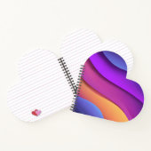 Carnet Dégradé d'onde vibrant (Intérieur)