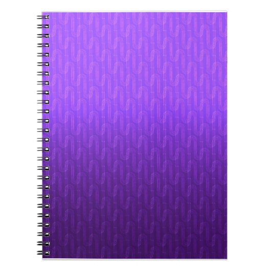 Carnet Dégradé du lilas néon. (Devant)