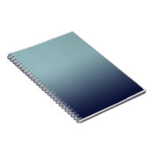 Carnet Dégradé gris-bleu. (Côté Droit)