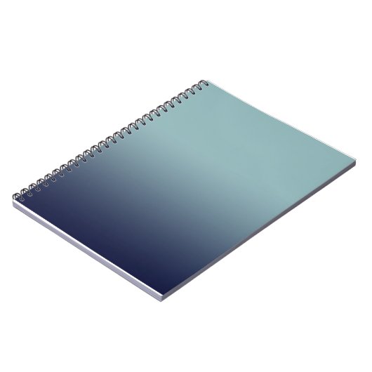 Carnet Dégradé gris-bleu. (Côté gauche)