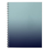 Carnet Dégradé gris-bleu. (Devant)