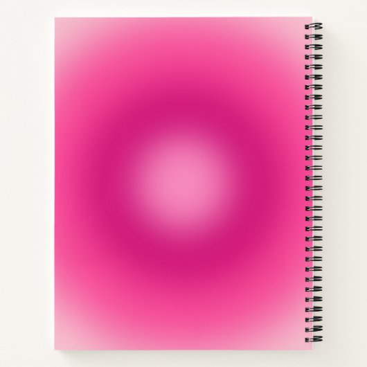 Carnet Dégradé rose (Dos)