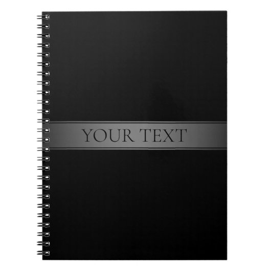 Carnet Dégradé simple et élégant à rayures, couleur modif (Devant)