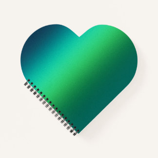 Carnet Dégradé Vert Sarcelle Abstrait Fond Moderne