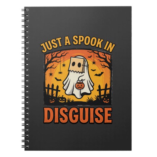 Carnet Déguisement de fantôme Halloween (Devant)