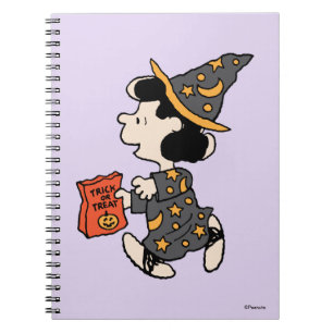 Carnet Déguisement de sorcière Lucy Peanuts Halloween