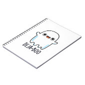 Carnet Deja Boo Cute Halloween Ghost Pun (Côté gauche)