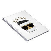 Carnet Déjà Brew Blague de café drôle (Côté Droit)