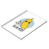 Carnet Déjà-pète Blague sur une banane drôle qui péte deu (Côté gauche)