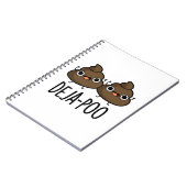 Carnet Déjà Poo Blague Double Caca Jeu de Mots (Côté gauche)