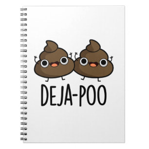 Carnet Déjà Poo Blague Double Caca Jeu de Mots