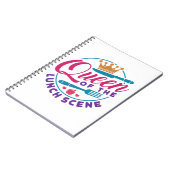 Carnet Déjeuner Dame Reine de la scène du déjeuner (Côté gauche)