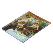 Carnet Déjeuner de la fête nautique par Pierre Renoir (Côté gauche)