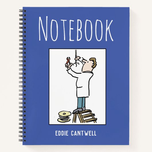 Carnet d'électricien avec nom (Devant)