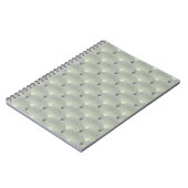 Carnet Délicat vert et gris, art déco. (Côté gauche)