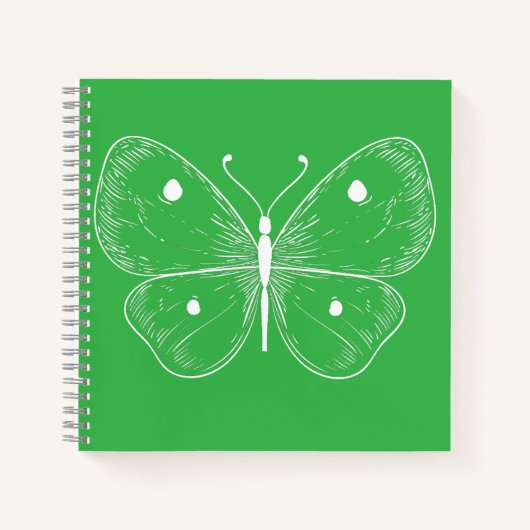 Carnet Delicate Sketch Butterfly (Devant)