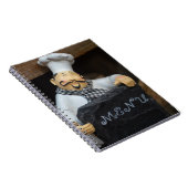 Carnet Délices culinaires Attente : Chef avec menu (Côté Droit)