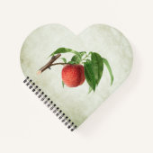 Carnet Délicieuse pêche dans une branche (Devant)