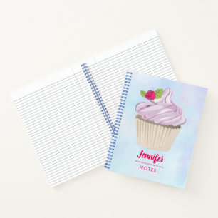 Carnet Délicieux brioche rose sur le dessus
