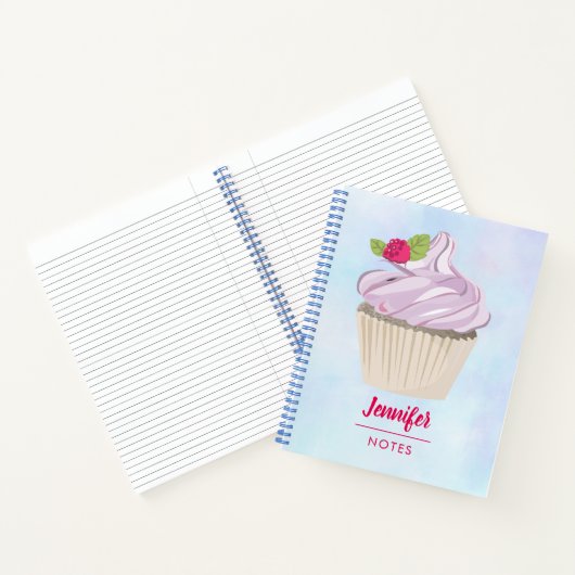 Carnet Délicieux brioche rose sur le dessus (Intérieur)