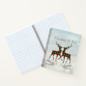 Carnet Délicieux Buffle de rennes de Noël Plaid (Intérieur)