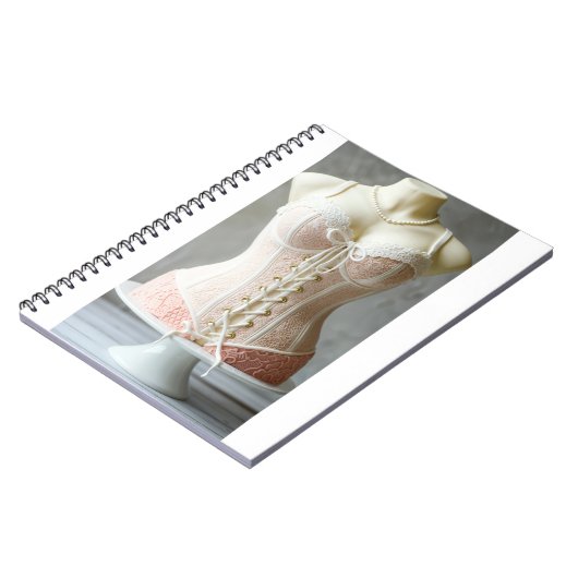 Carnet delicious bustier cake and sugar paste (Côté gauche)