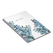 Carnet Delphinium bleu (Côté Droit)