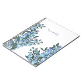 Carnet Delphinium bleu (Côté gauche)