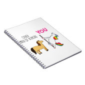 Carnet Demande originale de témoin de mariage, licorne mi (Côté Droit)