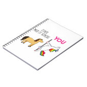 Carnet Demande originale de témoin de mariage, licorne mi (Côté gauche)