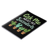 Carnet Demandez-moi à propos de mes succulentes (Côté gauche)