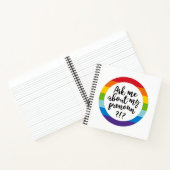 Carnet Demandez-Moi À Propos De Mon Pronoun ? (Intérieur)