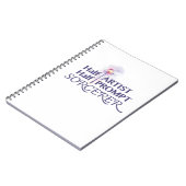 Carnet Demi-artiste moitié-invite sorcier (Côté gauche)