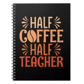 Carnet Demi-café Demi-enseignant (Devant)