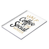 Carnet Demi café moitié travailleur social (Côté gauche)