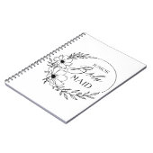 Carnet demoiselle d'honneur junior (Côté gauche)