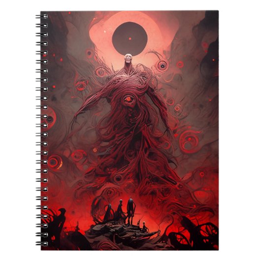 Carnet Démon géant Créature Imaginaire foncé Horreur (Devant)